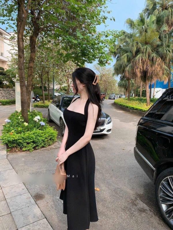 Đầm chồng cổ đuôi cá K5131 ( Chưa kèm khoác )
